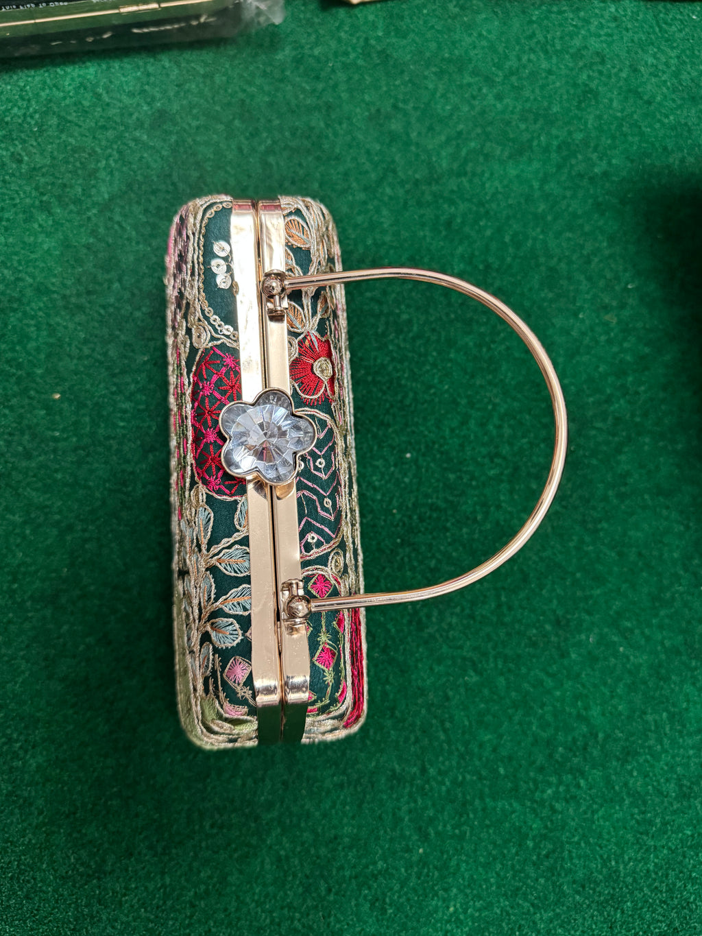 Embroidered Clutch Handbag (String included)