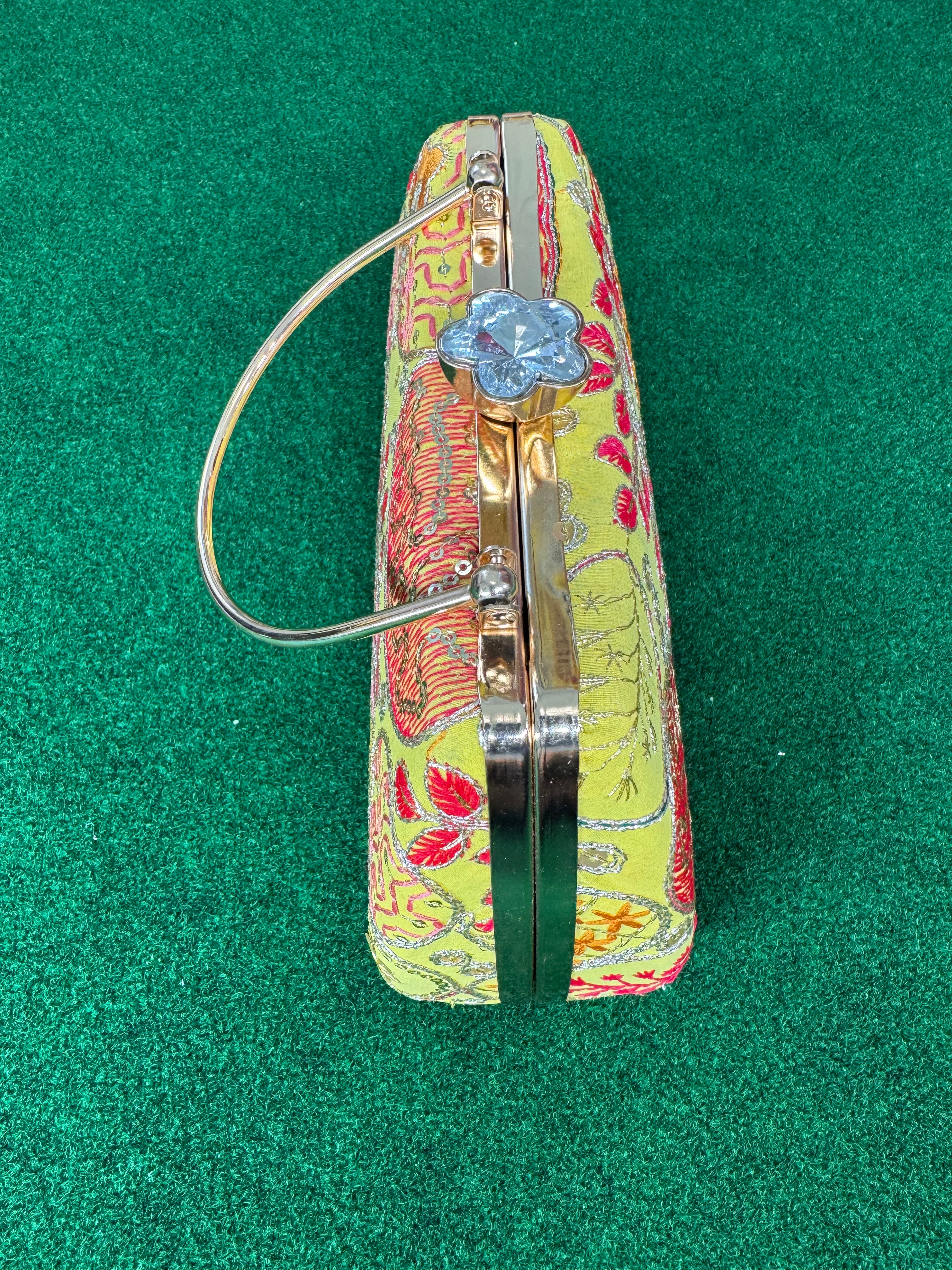 Embroidered Clutch Handbag (String included)