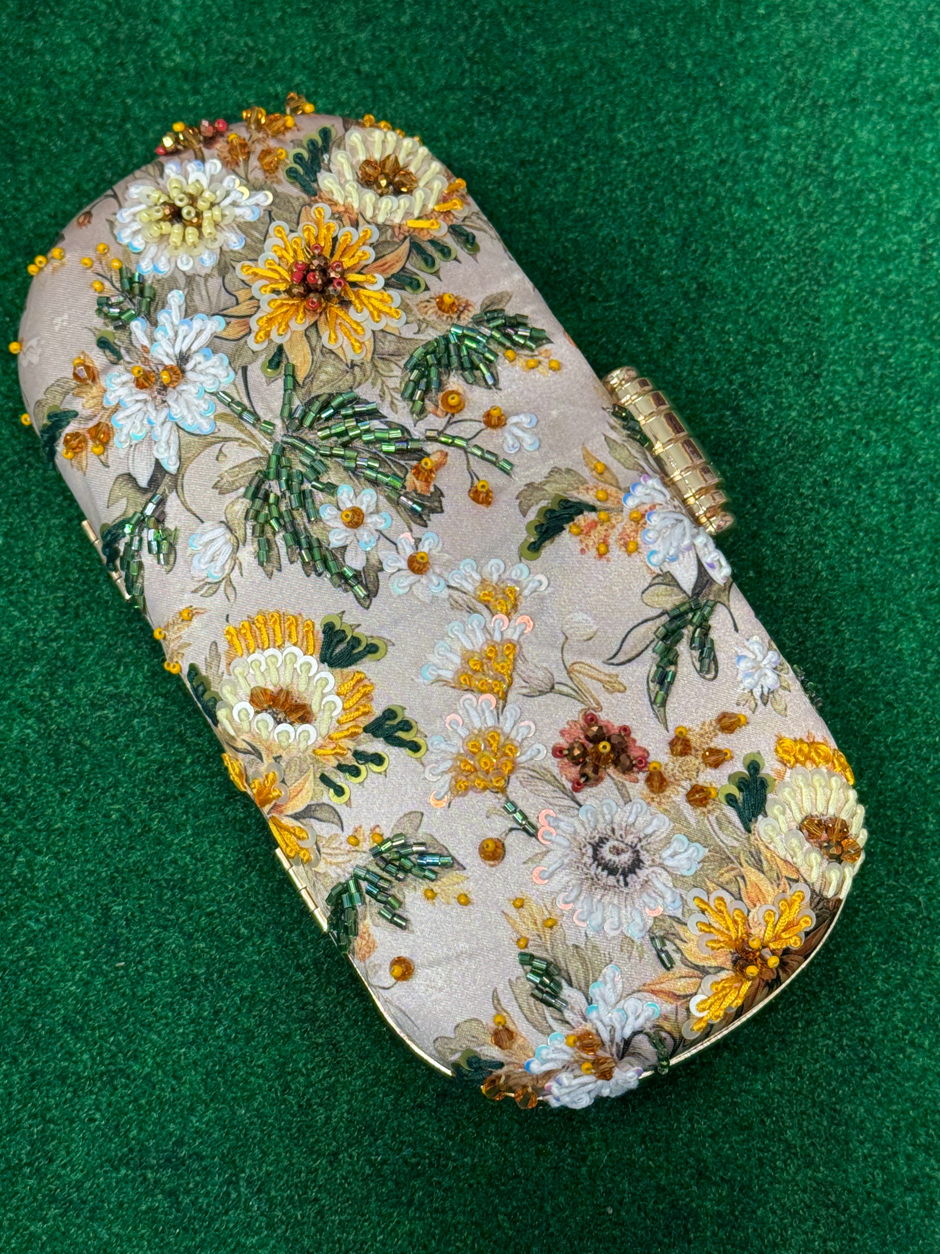 Embroidered Clutch Handbag (String included)